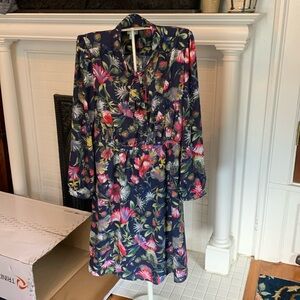 J.Crew floral front tie‎ dress. Worn once